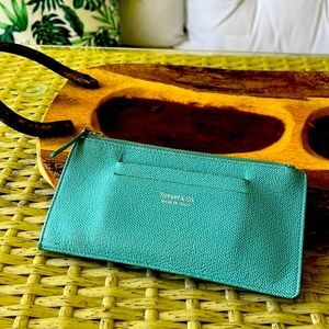 Tiffany and Co blue wallet